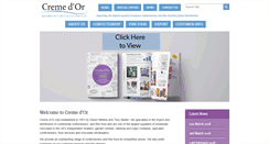 Desktop Screenshot of cremedor.co.uk